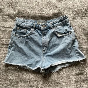 Topshop Moto Mom Jean Shorts